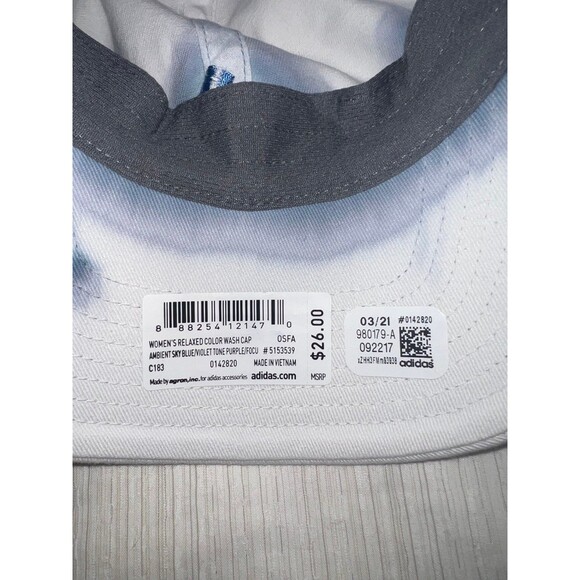 NWT Adidas Pastel Tye-Dye Baseball Cap - Picture 4 of 5